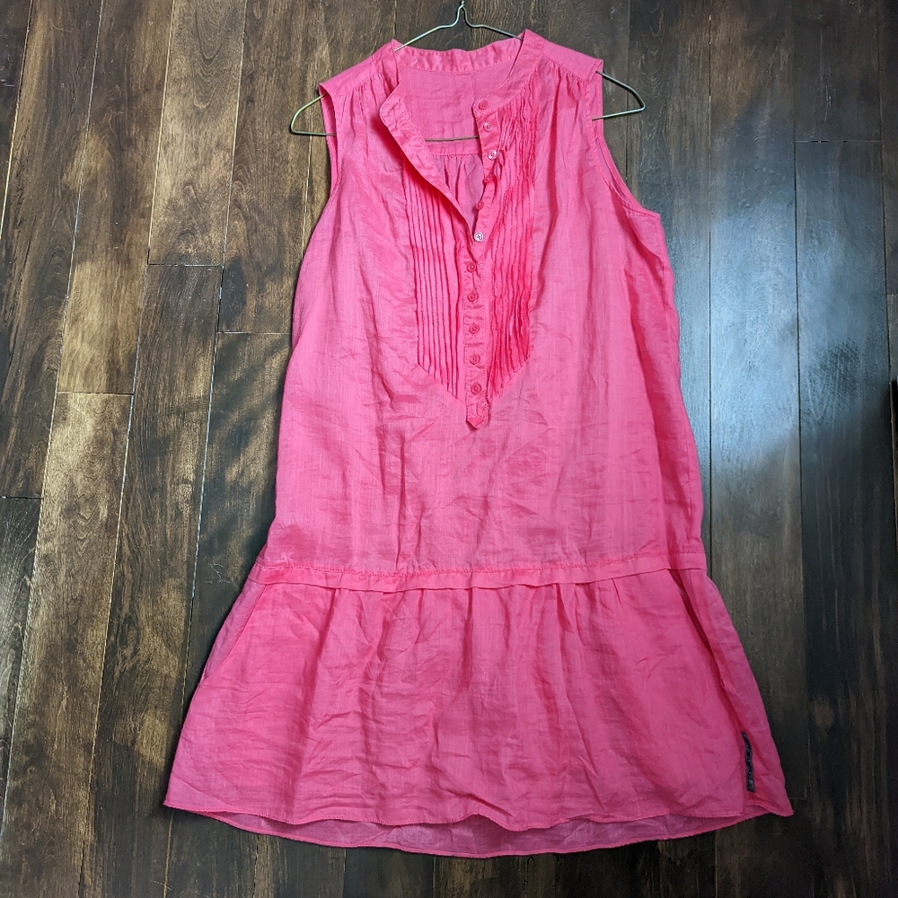 DKNY Jeans Sleeveless Summer Dress in Raspberry Size US small